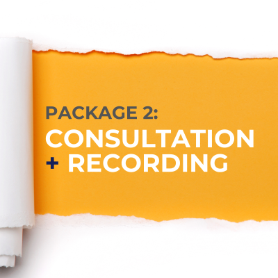 Package 2 : Consultation + Recording