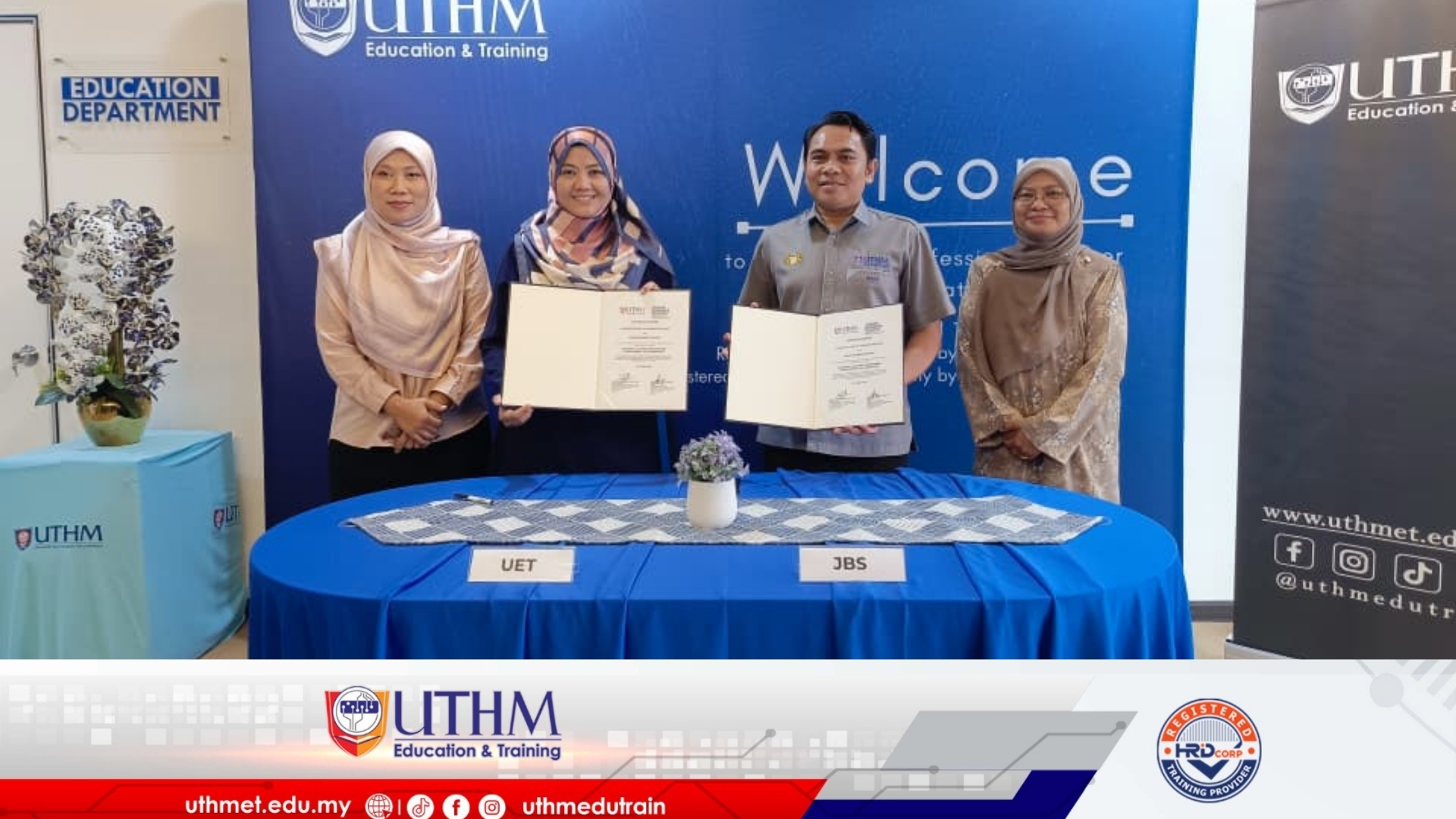 You are currently viewing UET and JBS Strengthen Strategic Collaboration Through LOI Signing and Knowledge Sharing Session