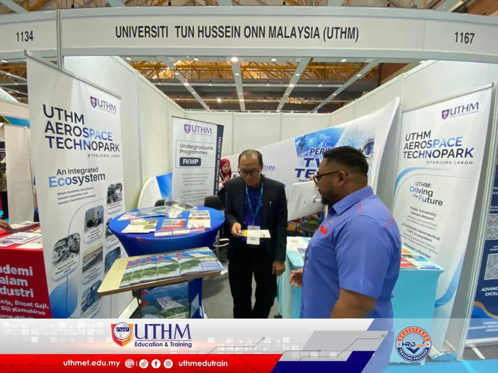 UTHM MyAERO Summit 2026 booth at MAEPS Serdang