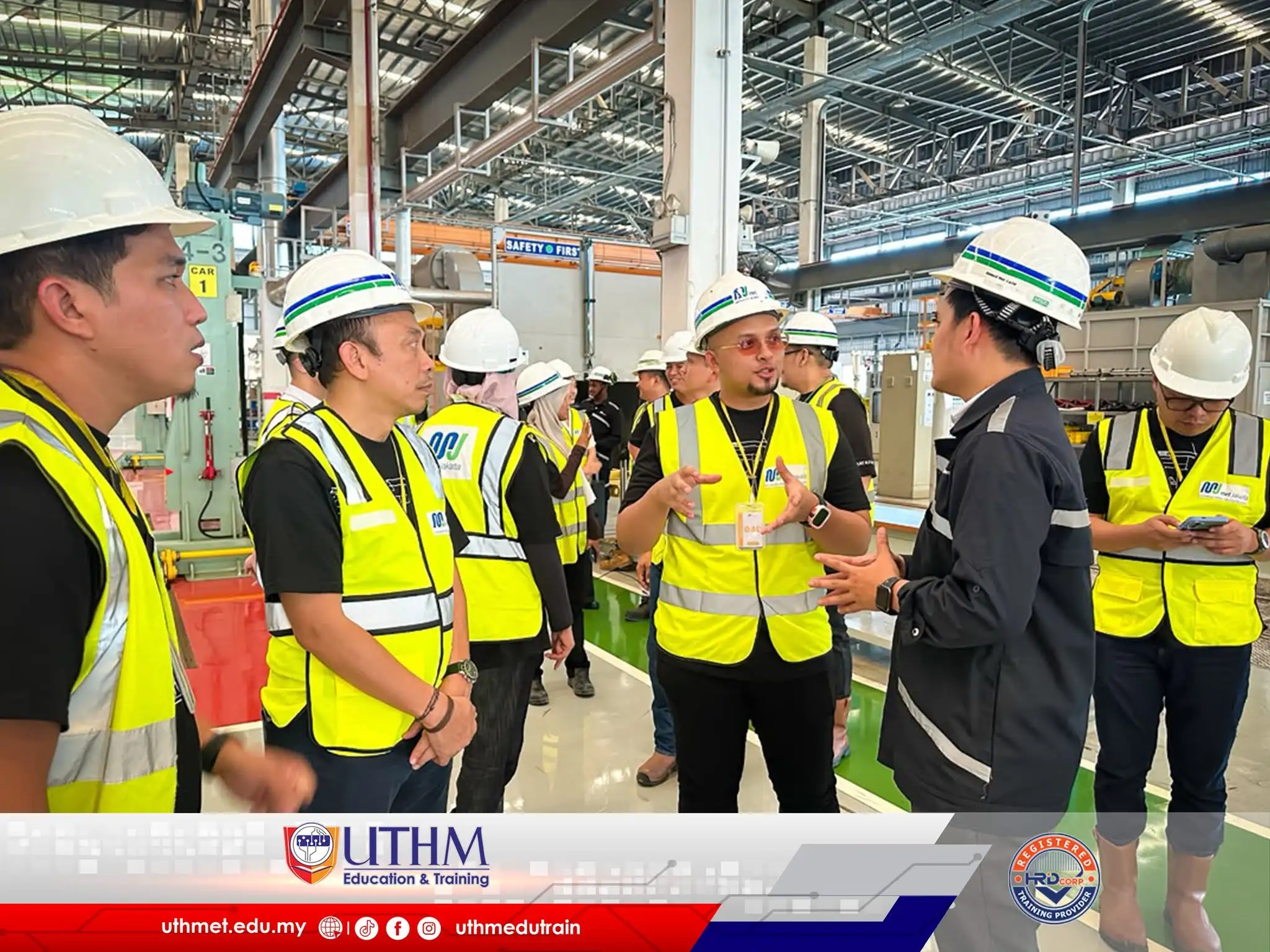 Lawatan MRT Jakarta UTHM bersama pelajar kejuruteraan rel