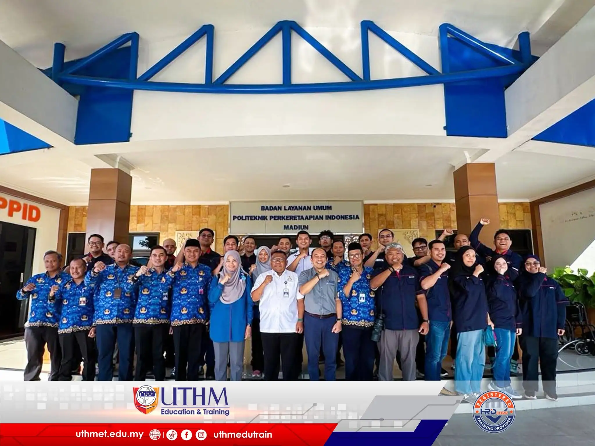 You are currently viewing UET Perkukuh Jaringan Akademik Rel Melalui Lawatan ke Politeknik Perkeretaapian Indonesia