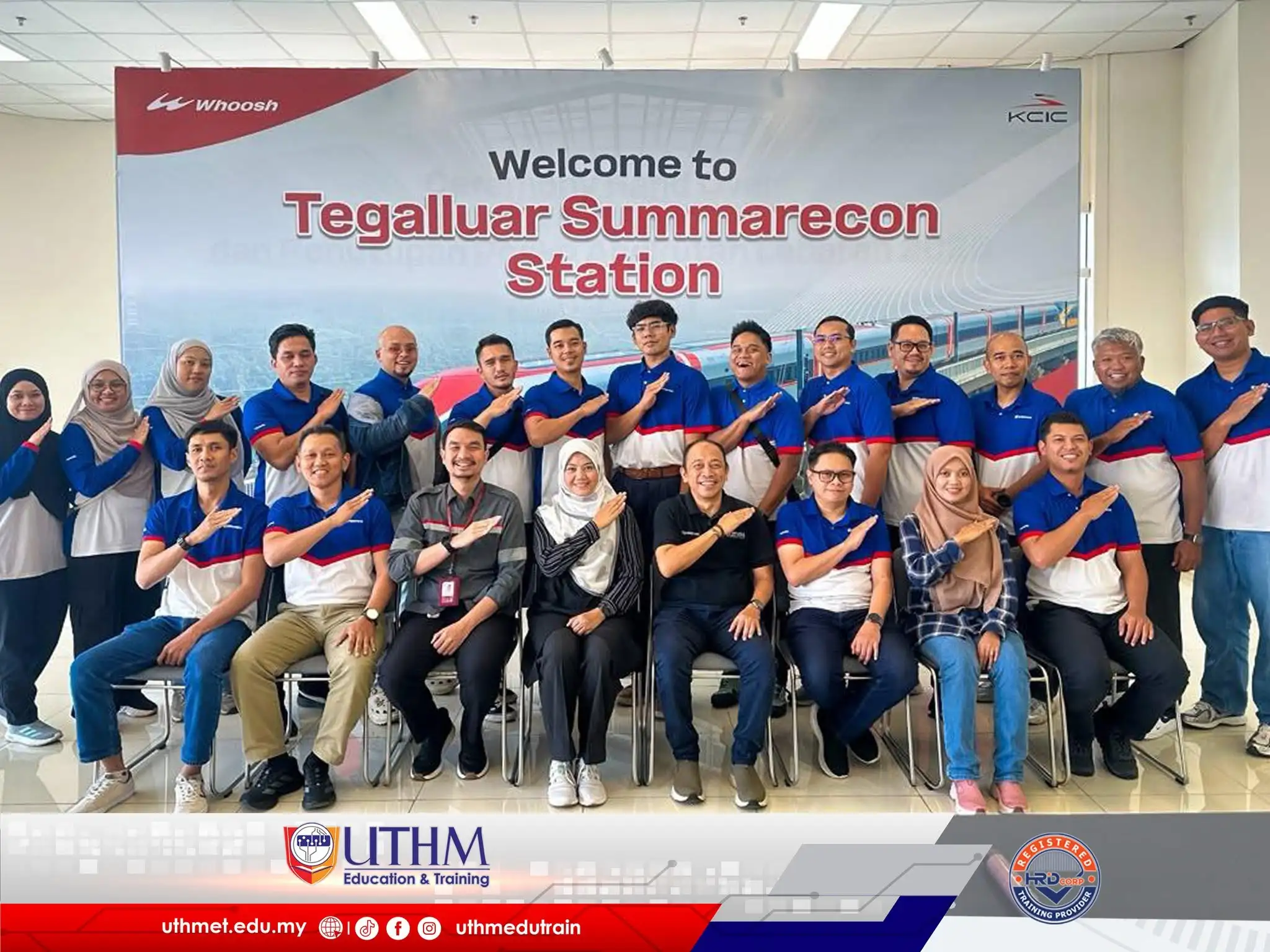 Lawatan KCIC Tegalluar UTHM bersama pelajar kejuruteraan rel