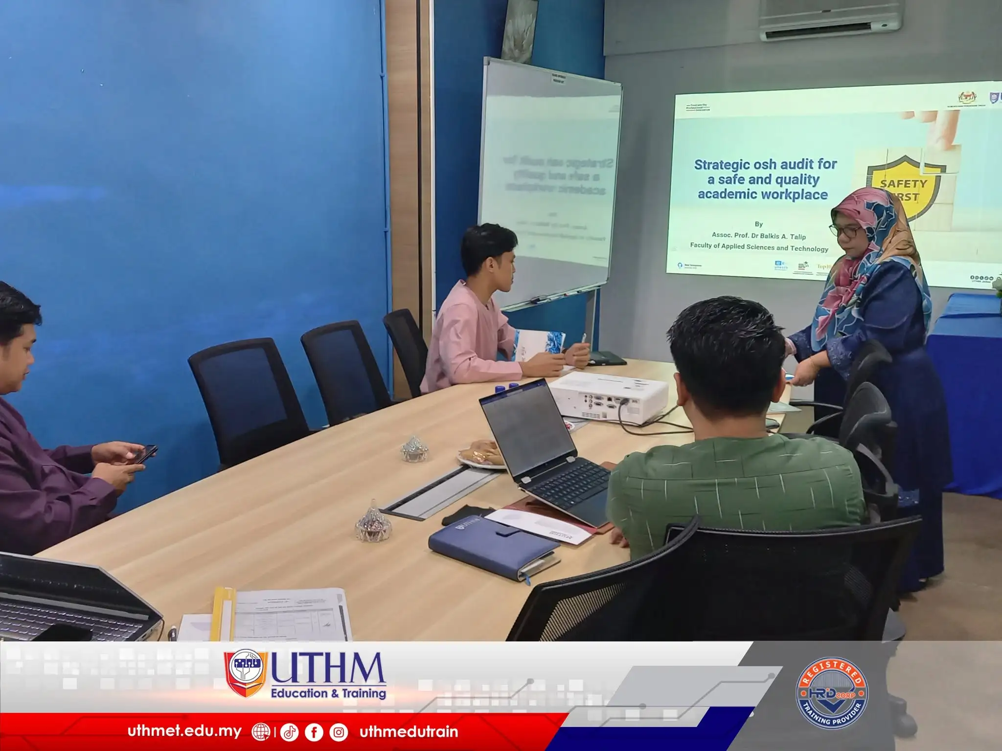 HRD Corp Accreditation Video UET recording session