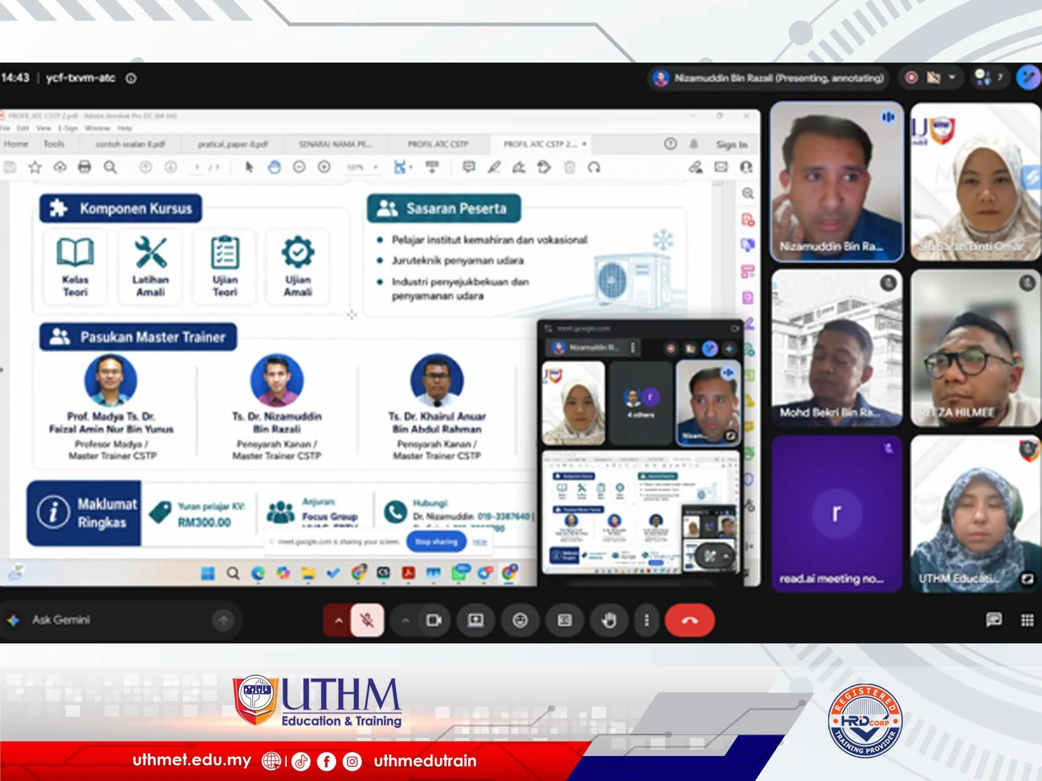 CSTP HVAC UTHM perbincangan pelaksanaan program
