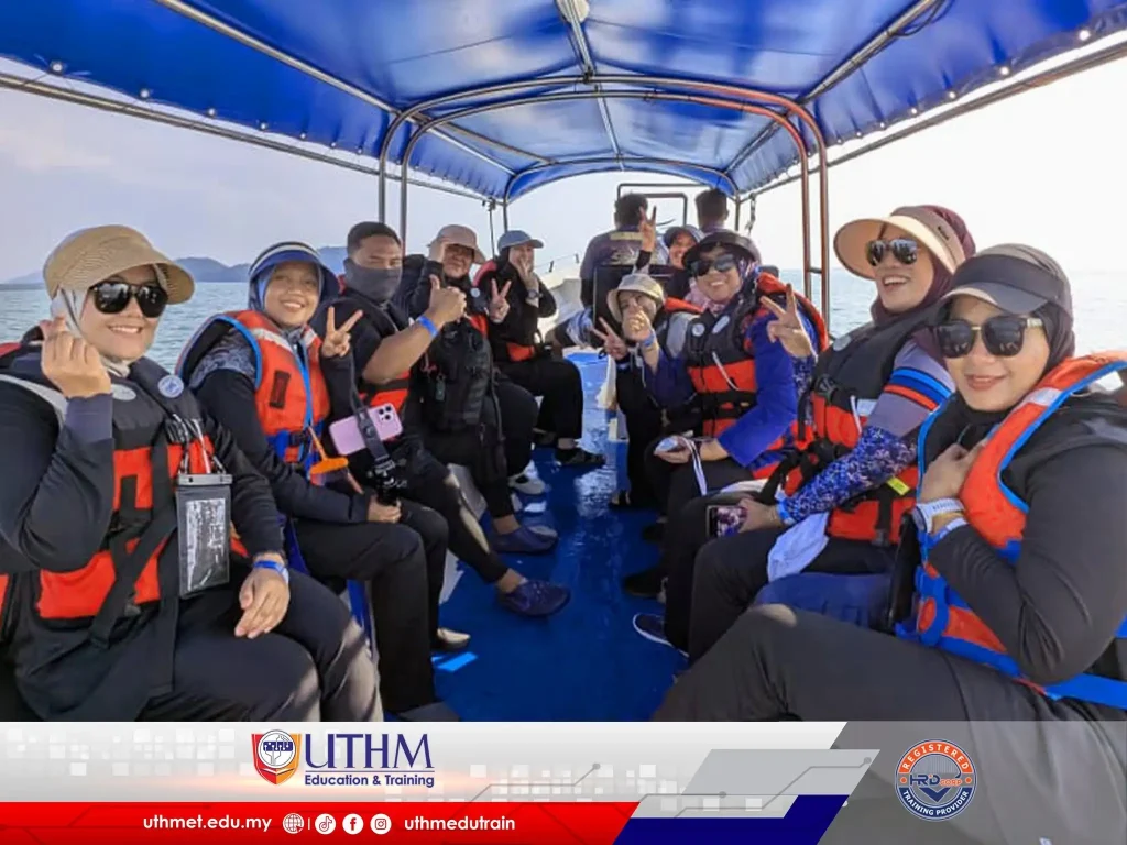UTHM EduTrain Retreat 2026 team activities in Mersing
