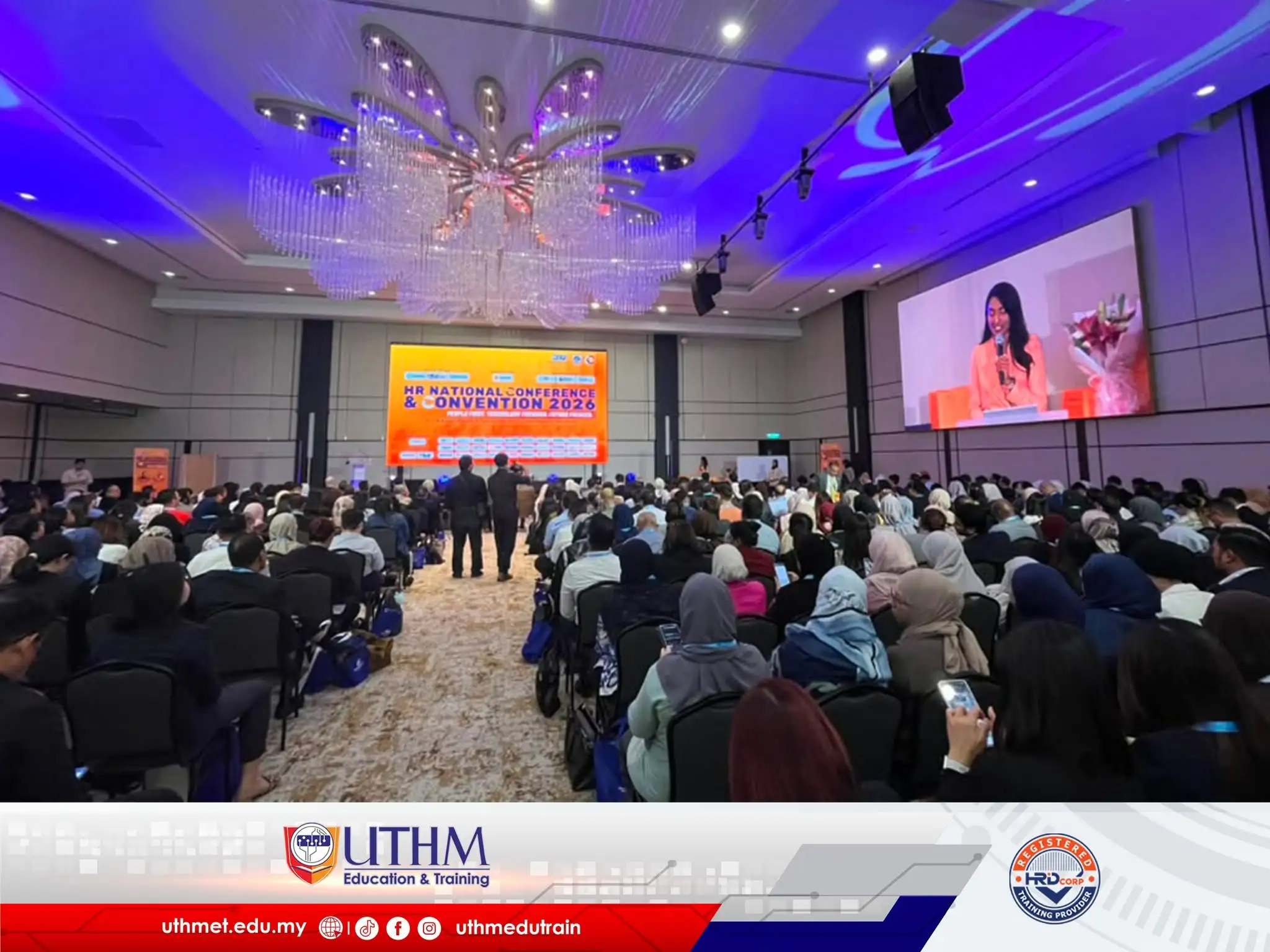 UET HRNCC 2026 booth at HR National Conference and Convention